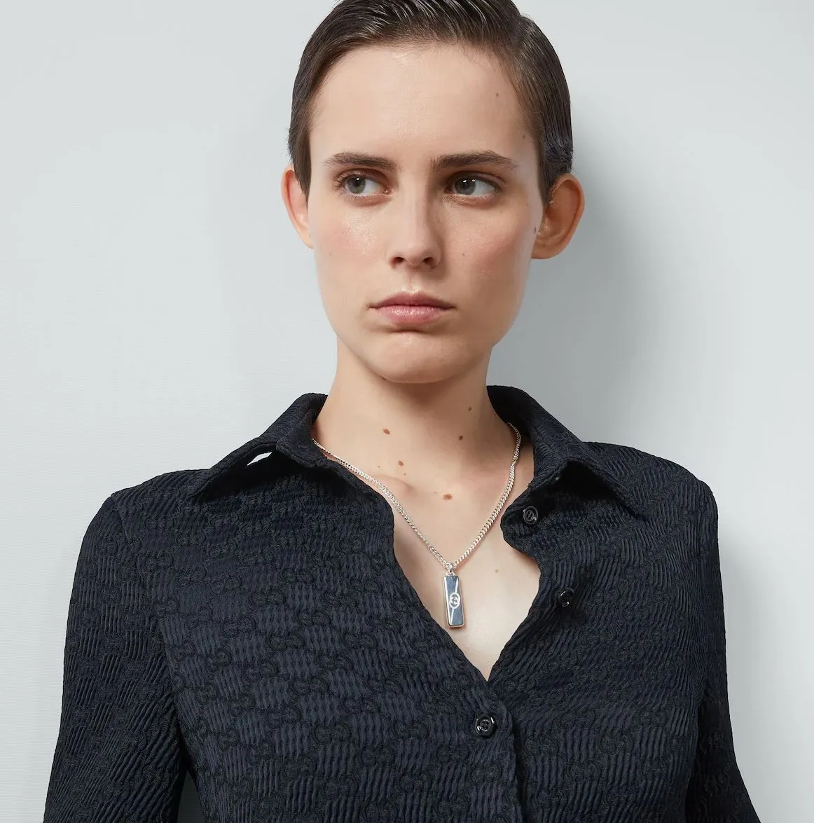 Gucci Interlocking Sterling Silver Pendant sold by Jura Watches product image thumbnail 3