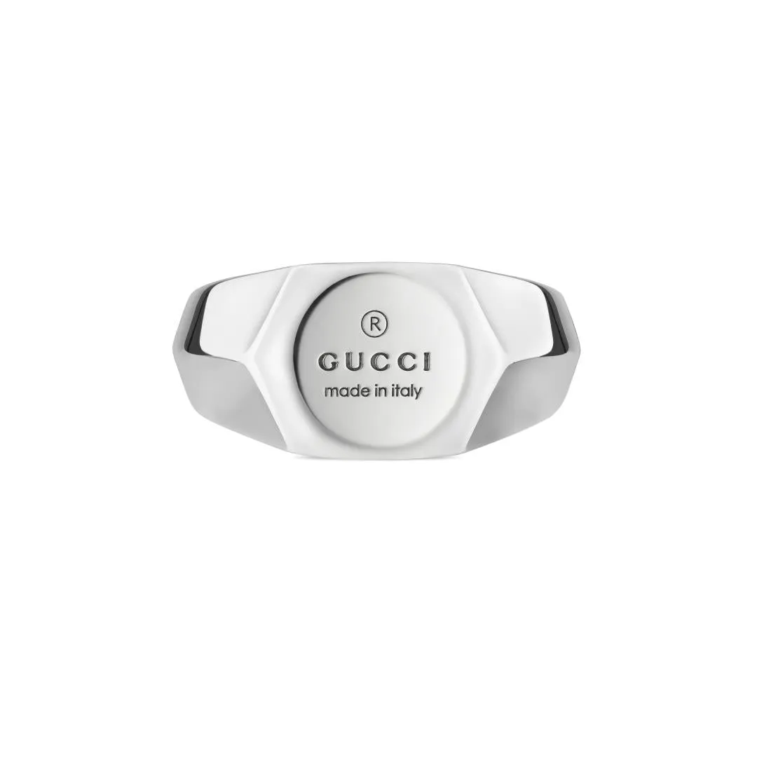 Gucci Trademark Sterling Silver Ring D sold by Jura Watches product image thumbnail 3