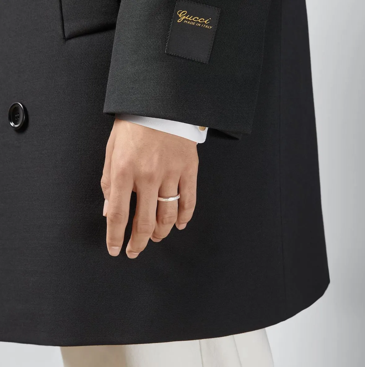 Gucci Tag Sterling Silver 4mm Ring sold by Jura Watches product image thumbnail 4