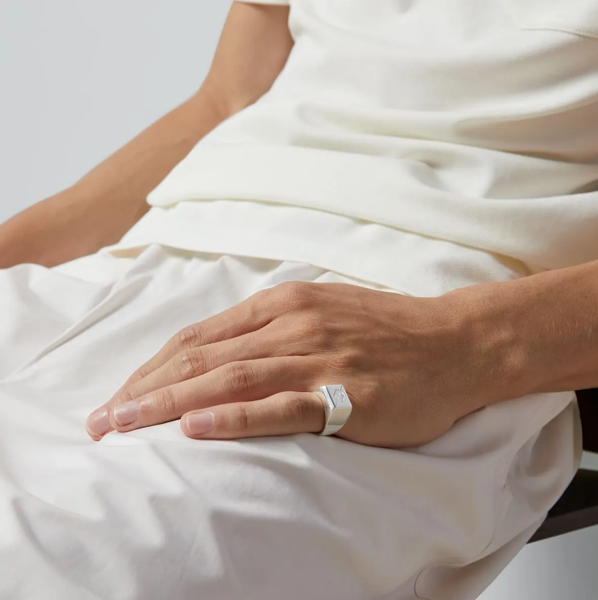 Gucci Tag Sterling Silver Signet Ring D sold by Jura Watches product image thumbnail 4