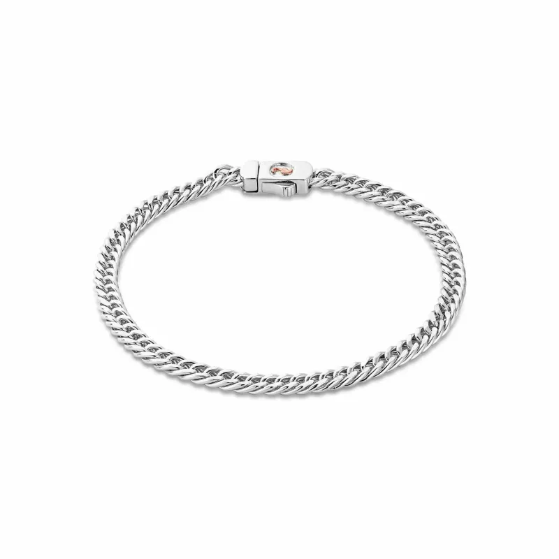 Clogau Tree of Life Insignia Sterling Silver Curb Chain Bracelet sold by Jura Watches
