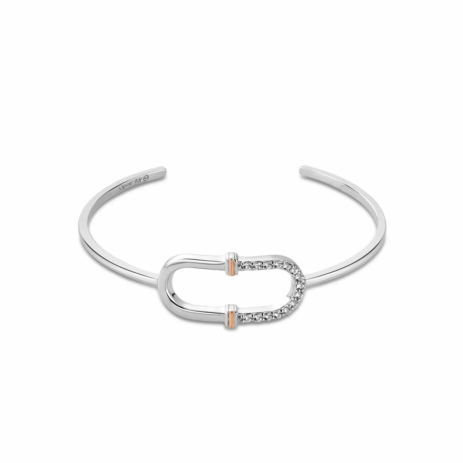 Clogau Connection Sterling Silver Bangle sold by Jura Watches