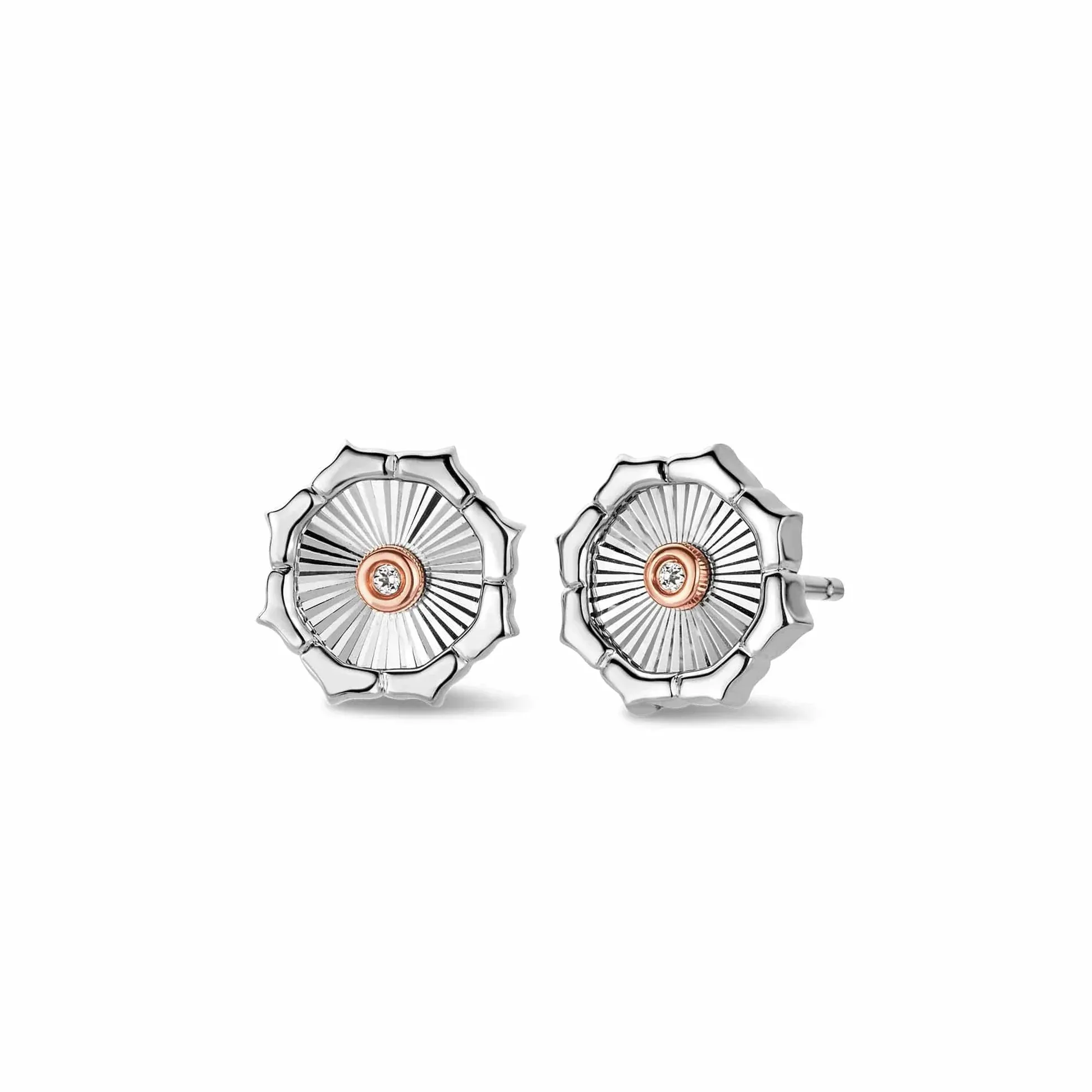 Clogau Nos Da Silver Stud Earrings sold by Jura Watches