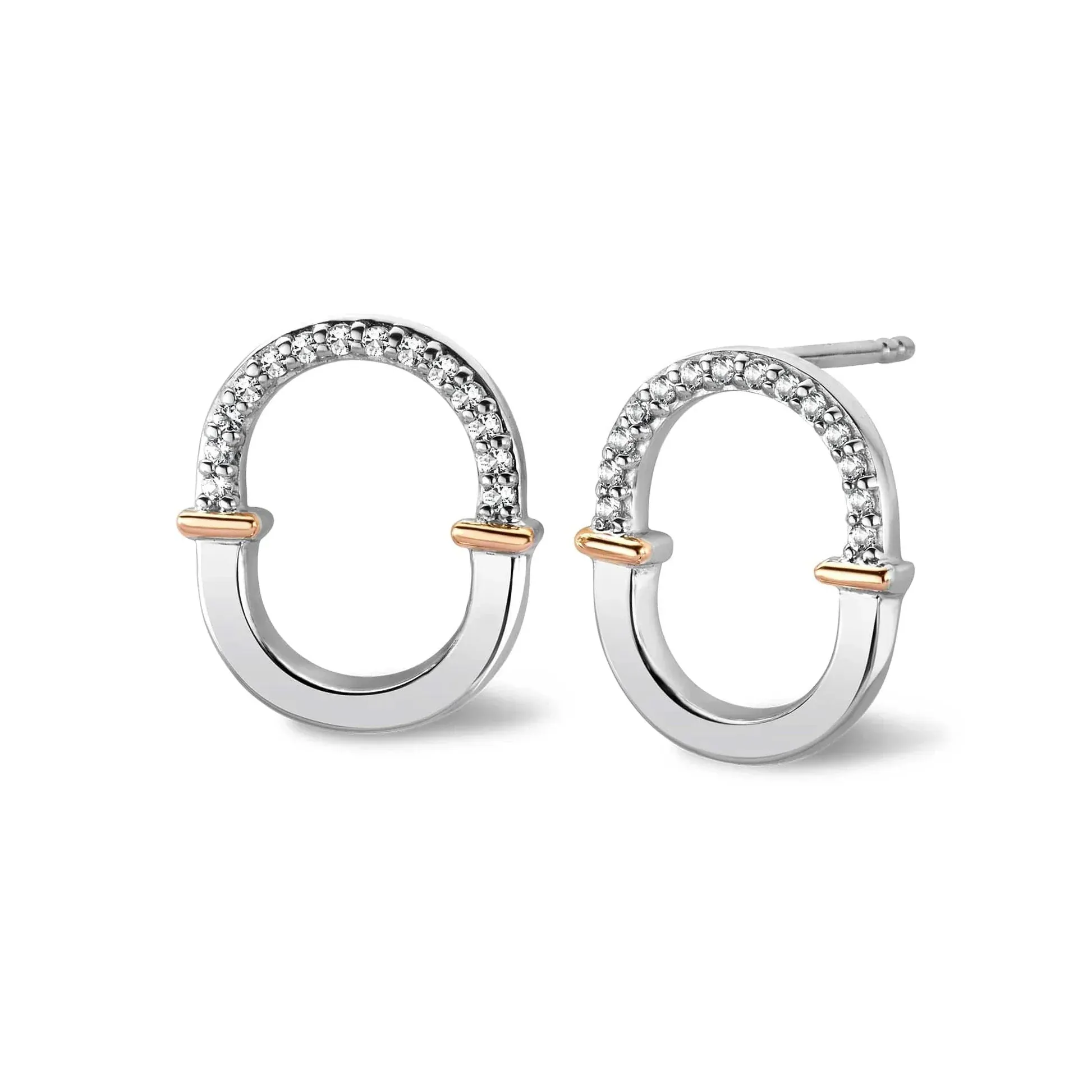 Clogau Connection Sterling Silver Stud Earrings sold by Jura Watches