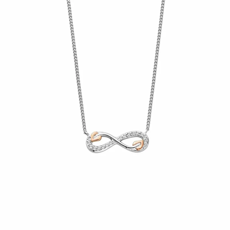 Clogau Tree of Life Sterling Silver Infinity Necklace sold by Jura Watches