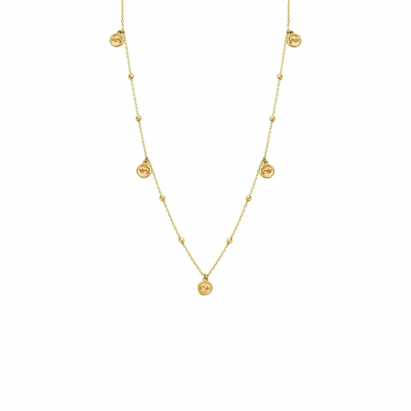 Clogau Tree of Life Insignia 9ct Yellow Gold Drop Necklace sold by Jura Watches