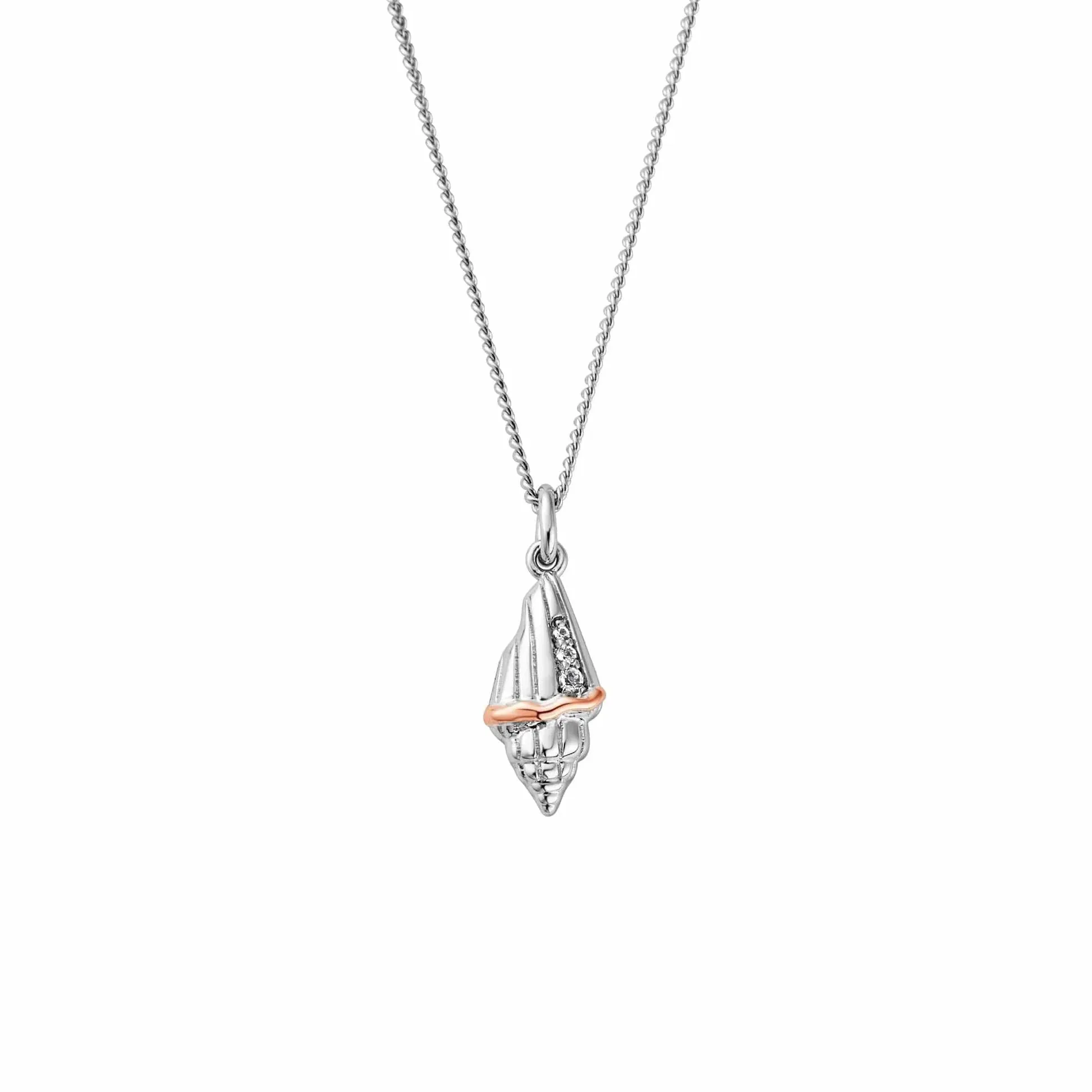 Clogau Sterling Silver Sounds of the Sea Necklace sold by Jura Watches