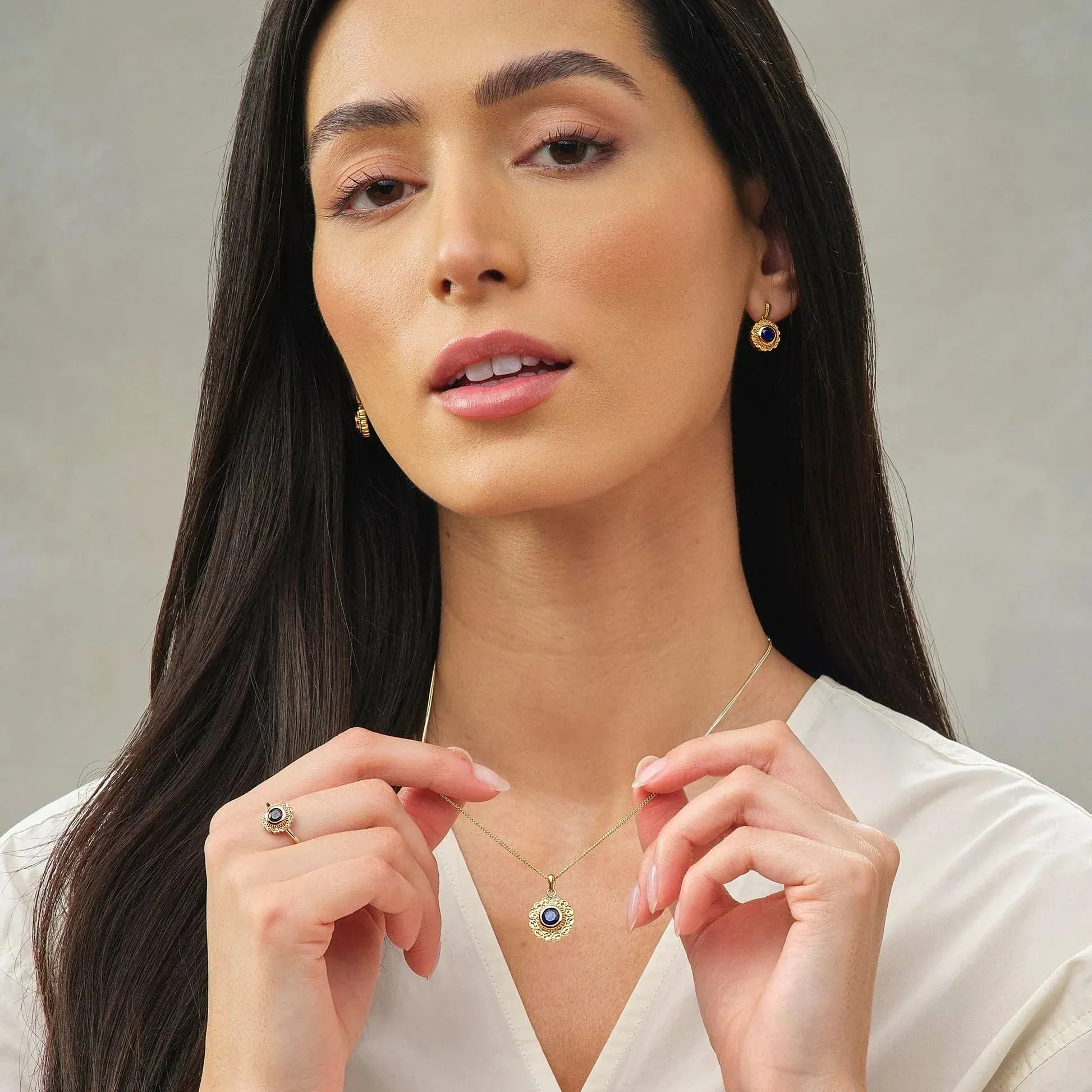 Clogau 9ct Yellow Gold Sapphire Ring sold by Jura Watches product image thumbnail 2