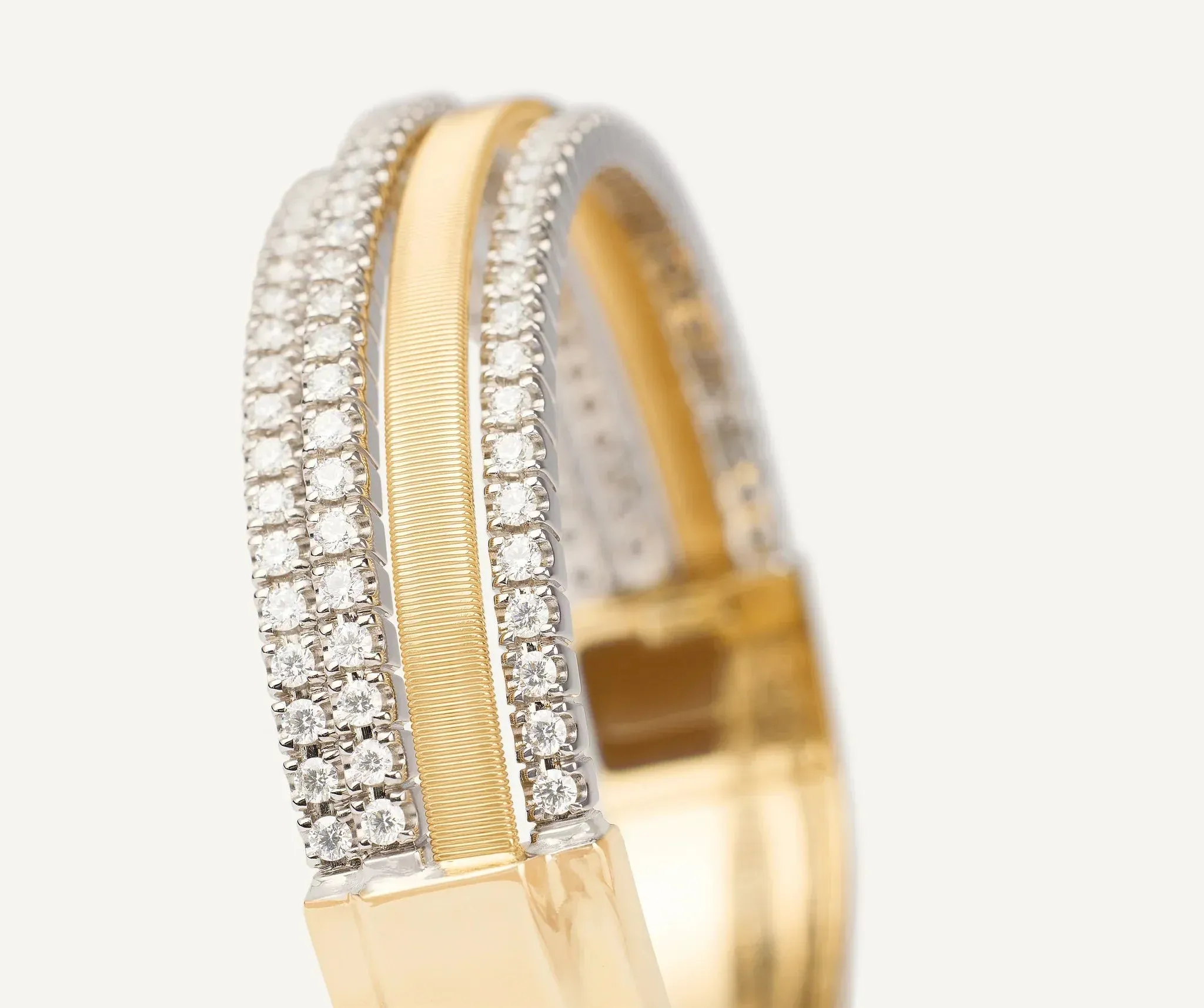 Marco Bicego Masai 18ct Yellow Gold Coil 2.83ct Diamond Bangle sold by Jura Watches product image thumbnail 2
