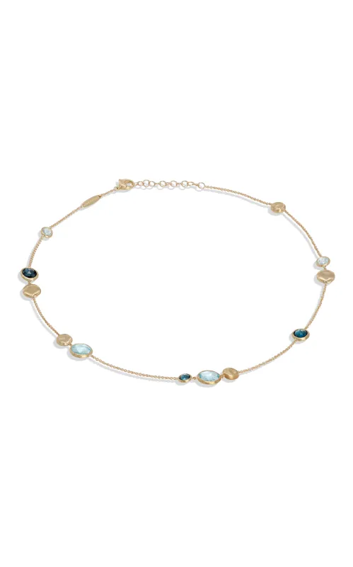 Marco Bicego Jaipur 18ct Yellow Gold Topaz Necklace sold by Jura Watches
