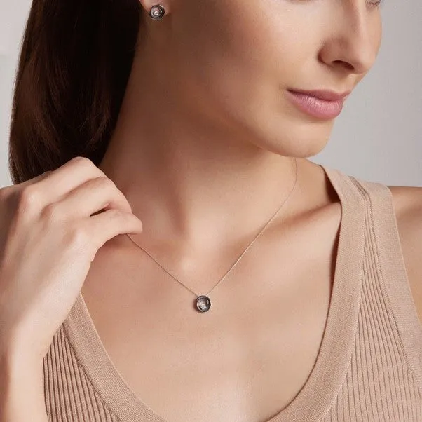 Annamaria Cammilli 18ct White Ice Gold & Diamond Dune Assolo Series Necklace sold by Jura Watches product image thumbnail 2