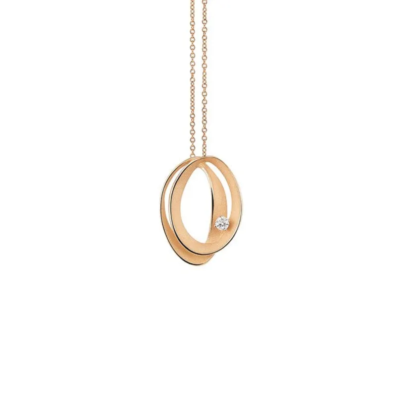 Annamaria Cammilli 18ct Orange Apricot Gold & Diamond Dune Series Necklace sold by Jura Watches