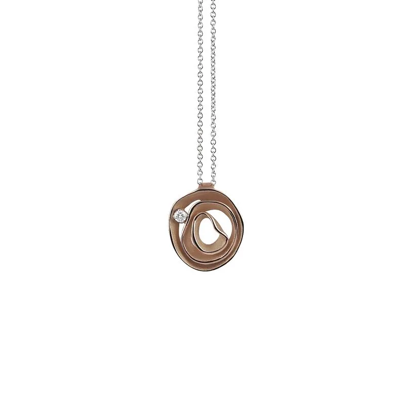 Annamaria Cammilli 18ct Brown Chocolate Gold & Diamond Dune Series Necklace sold by Jura Watches