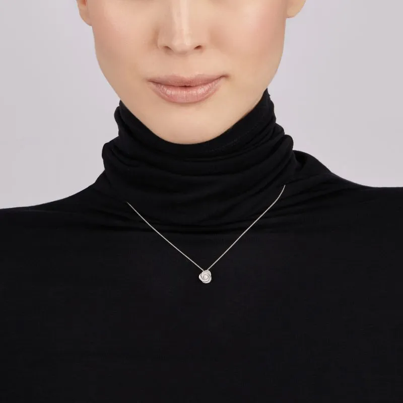 Annamaria Cammilli 18ct White Ice Gold & Diamond Desert Rose Series Necklace sold by Jura Watches product image thumbnail 4