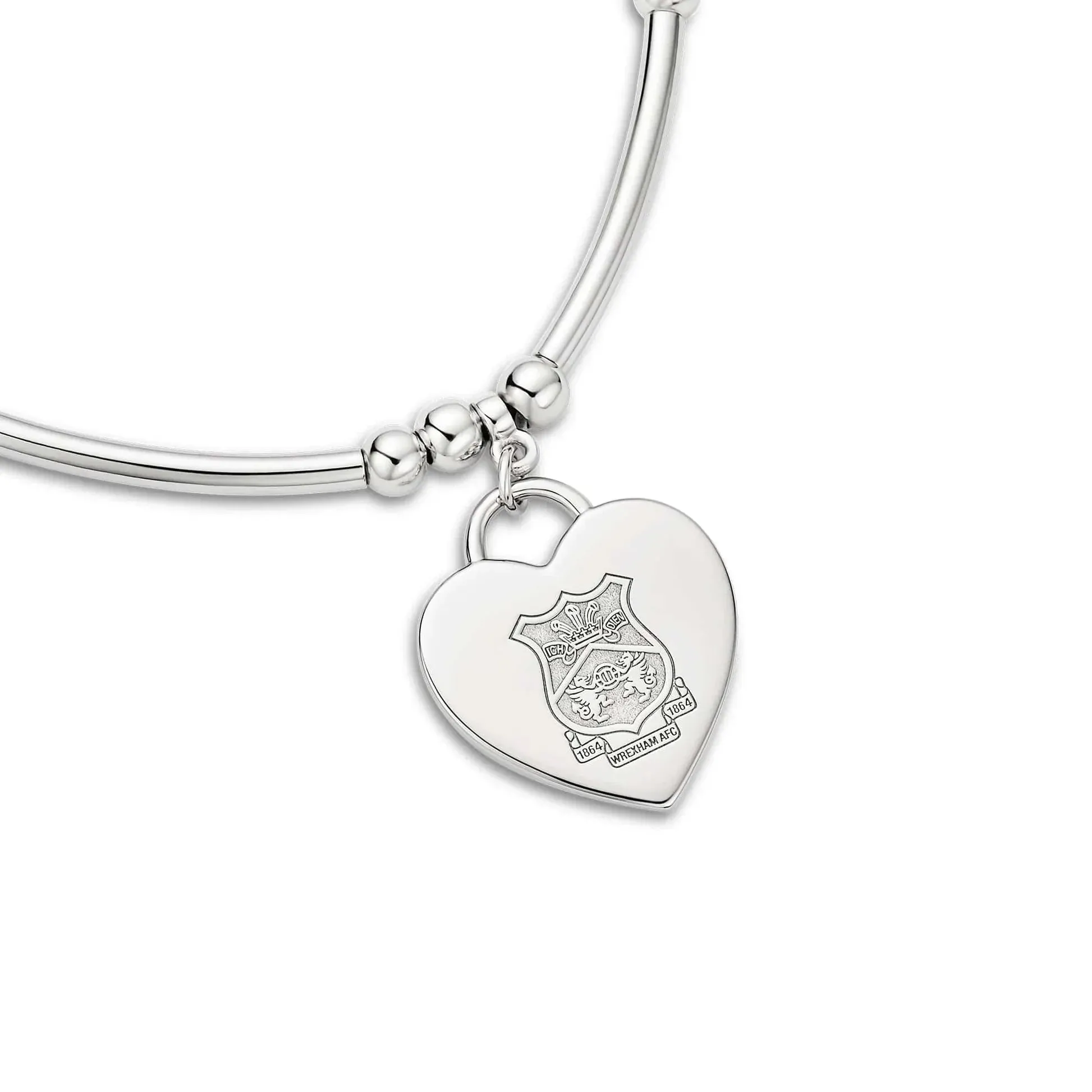 Clogau Wrexham AFC Sterling Silver Heart Affinity Bracelet sold by Jura Watches product image thumbnail 2
