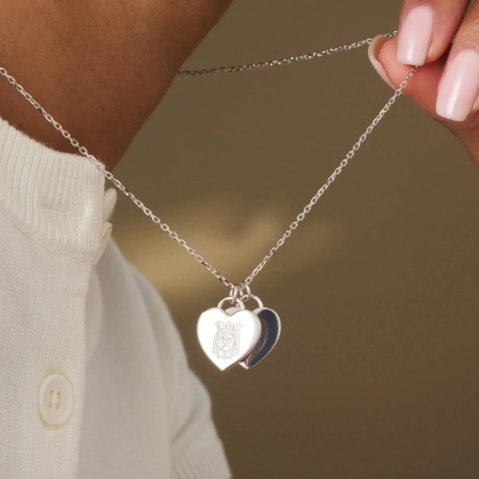 Clogau AFC Sterling Silver Heart Pendant sold by Jura Watches product image thumbnail 3