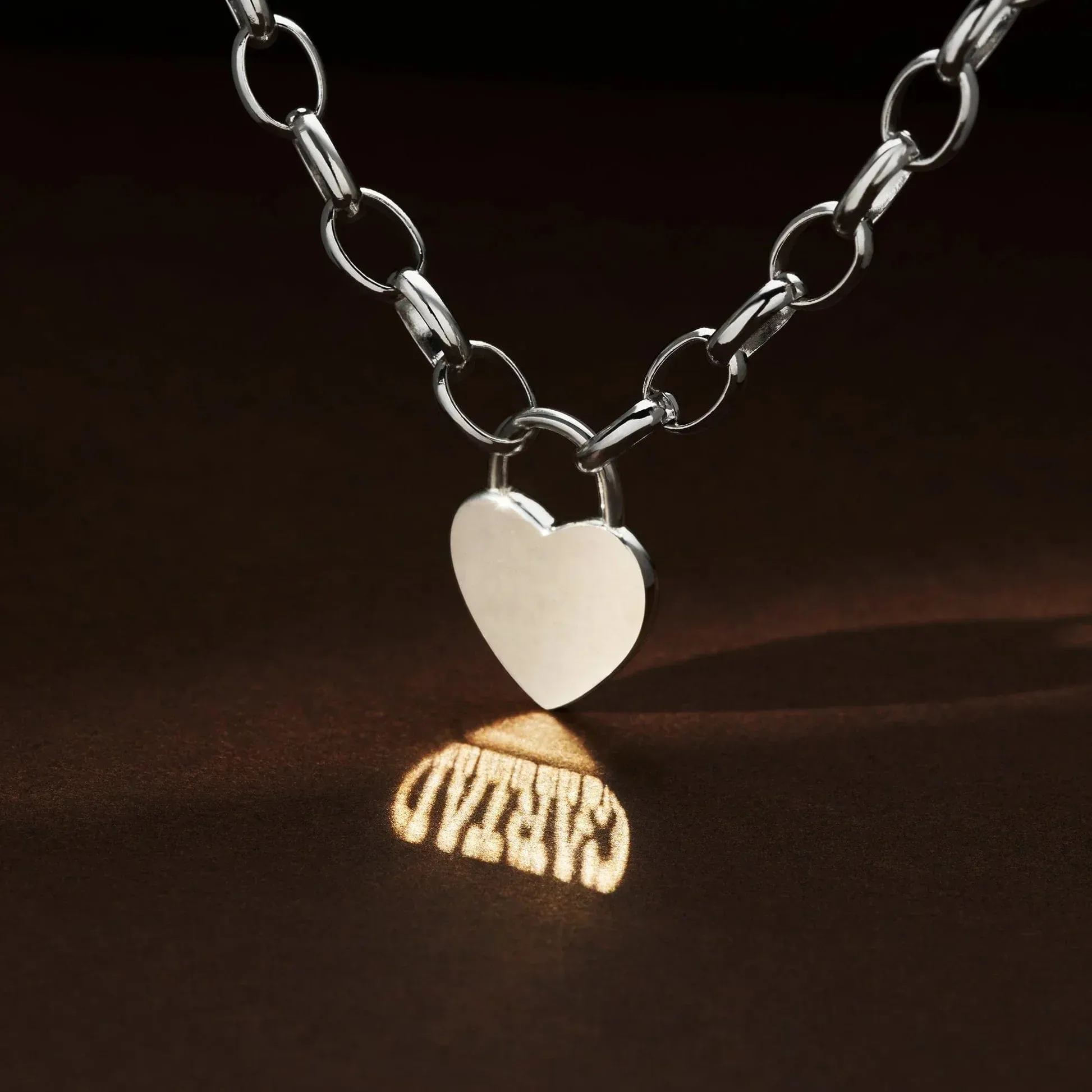 Clogau Cariad Sterling Silver Padlock Necklace sold by Jura Watches product image thumbnail 3
