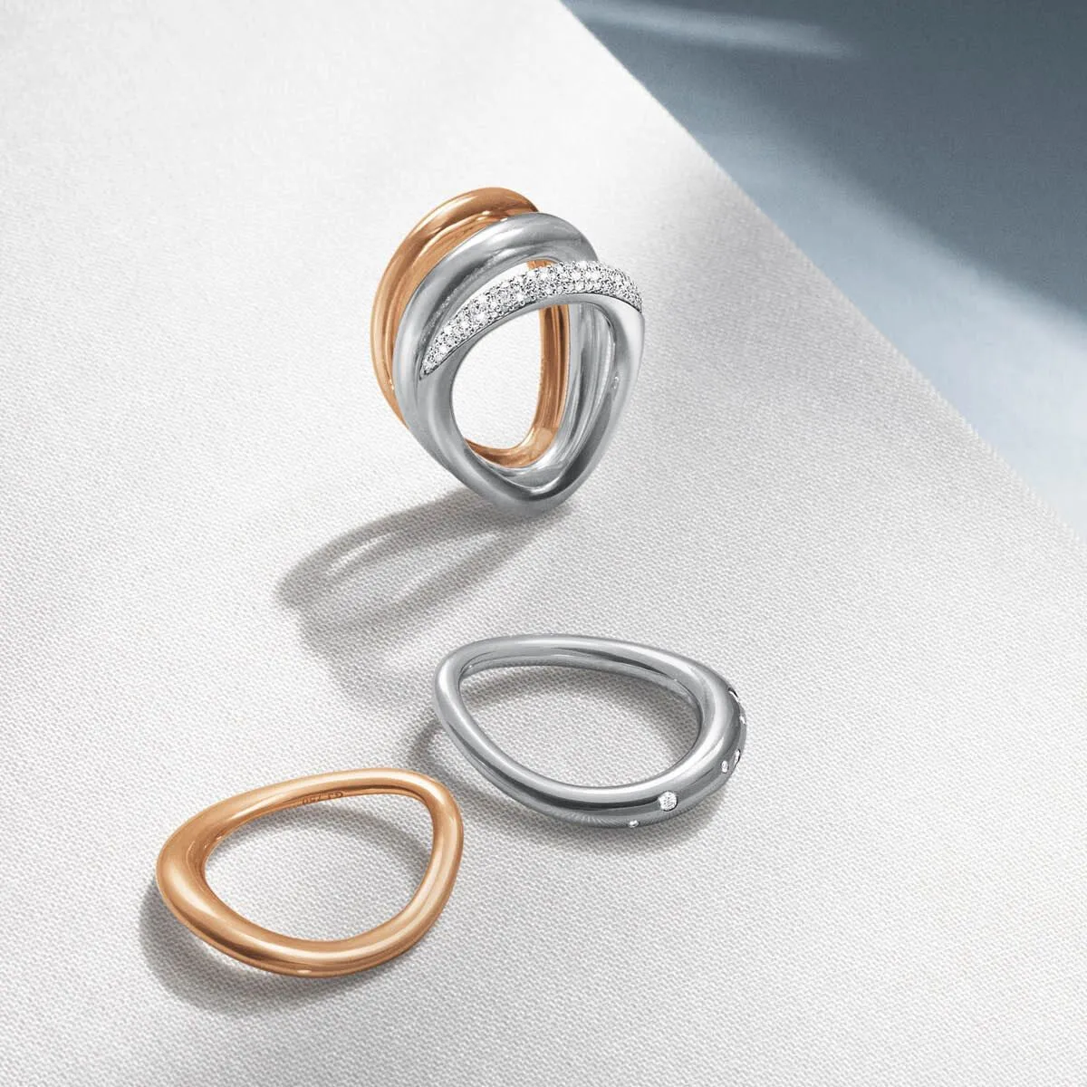 Georg Jensen Offspring Matte Sterling Silver Ring sold by Jura Watches product image thumbnail 3