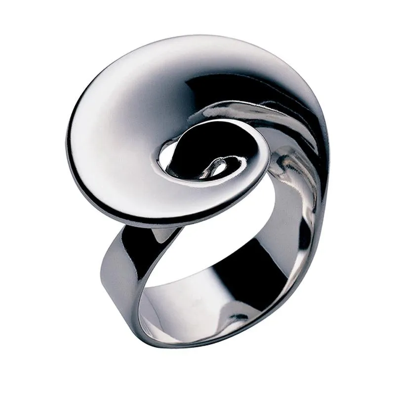 Georg Jensen Mobius Sterling Silver Ring D sold by Jura Watches
