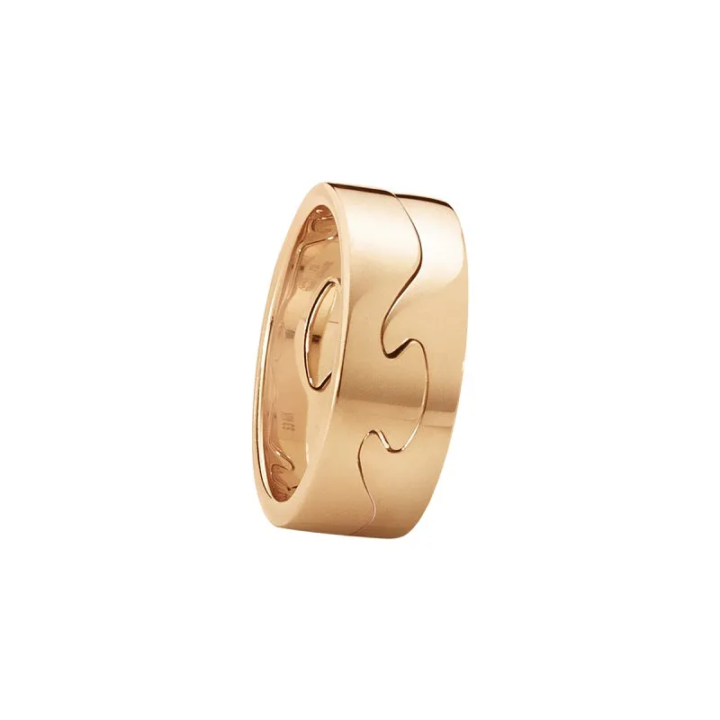 Georg Jensen Fusion 18ct Rose Gold Two Piece Ring sold by Jura Watches
