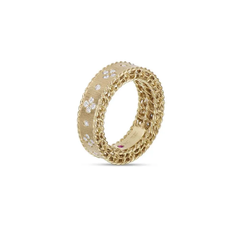 Roberto Coin Princess 18ct Yellow Gold Diamond Ring sold by Jura Watches