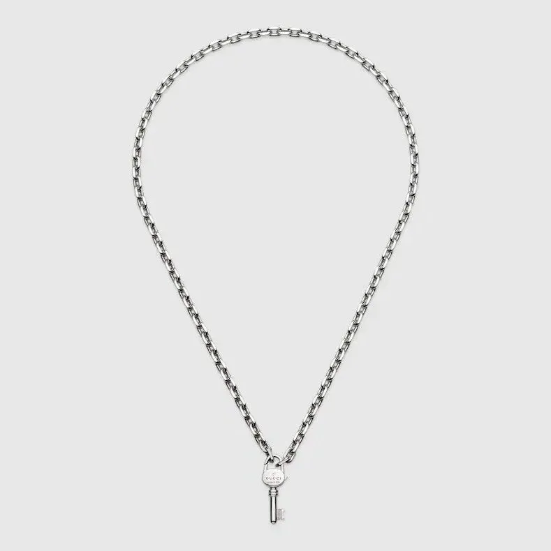 Gucci Trademark Sterling Silver Key Necklace D sold by Jura Watches product image thumbnail 2