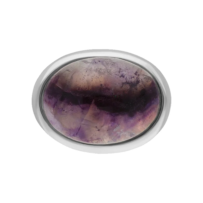 Sterling Silver Blue John Wide Oval Flow Ring D sold by Jura Watches product image thumbnail 4
