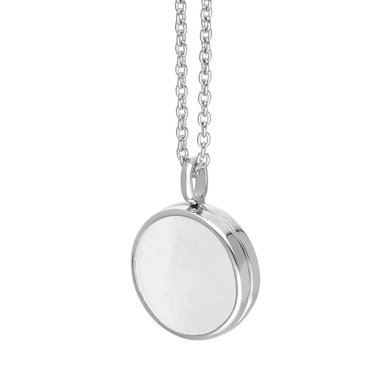 Sterling Silver Bauxite Small Round Locket sold by Jura Watches product image thumbnail 2