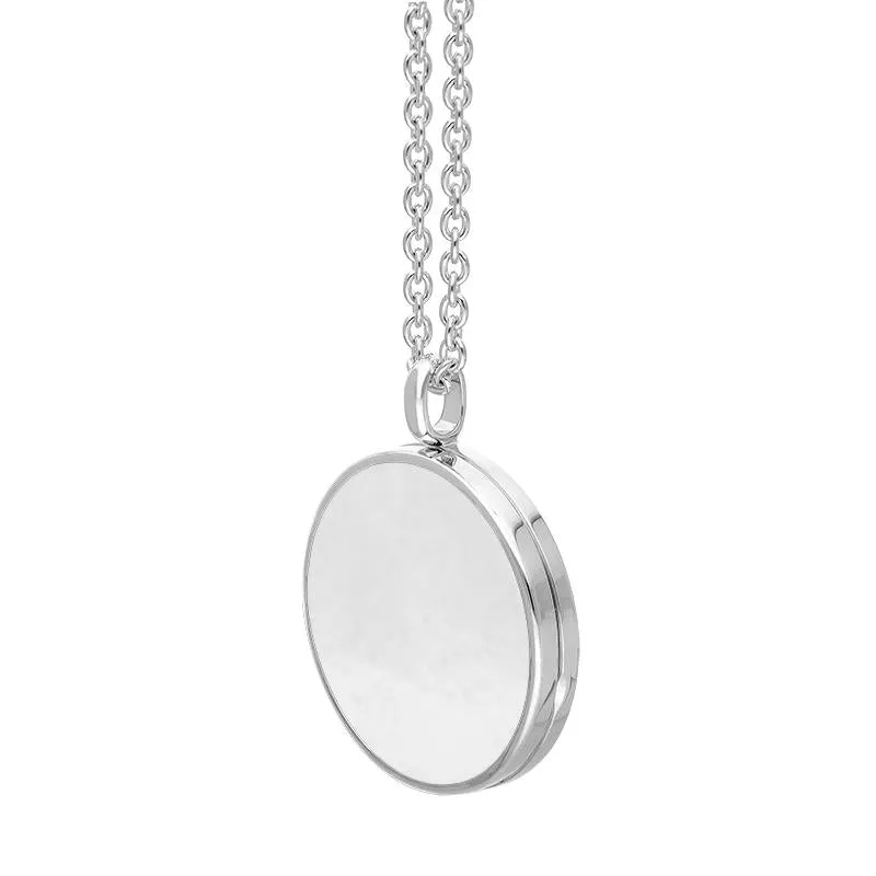Sterling Silver Bauxite Large Round Locket sold by Jura Watches product image thumbnail 2