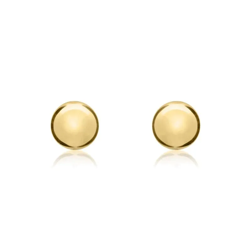 9ct Yellow Gold 5mm Ball Stud Earrings sold by Jura Watches