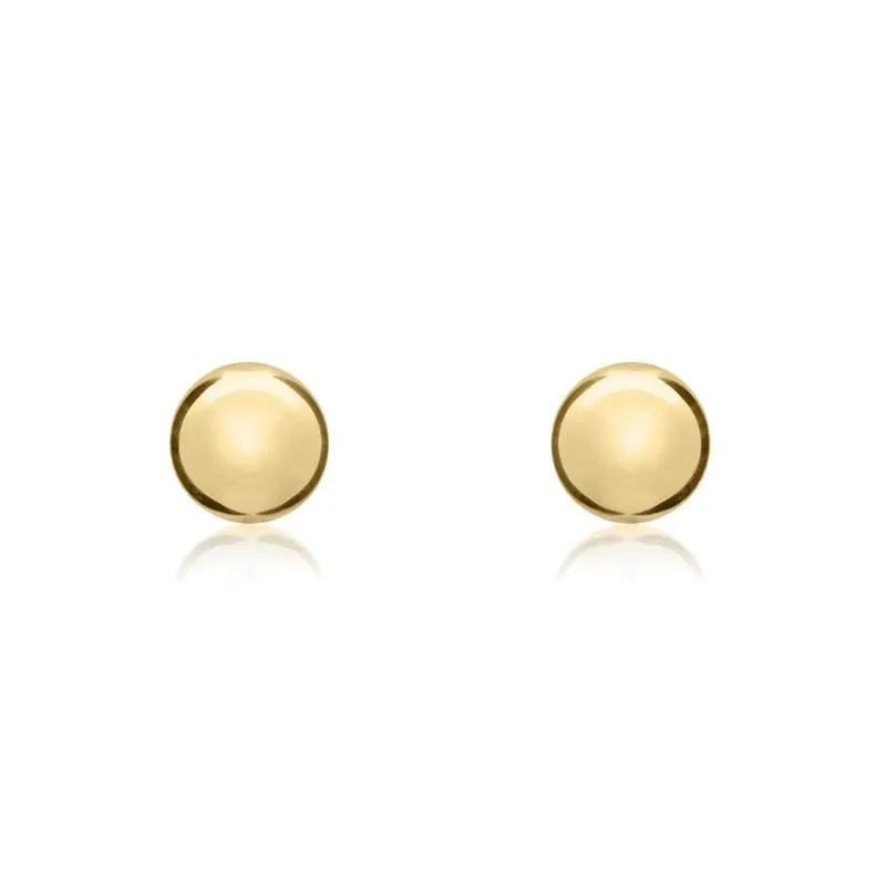 9ct Yellow Gold 7mm Ball Stud Earrings sold by Jura Watches