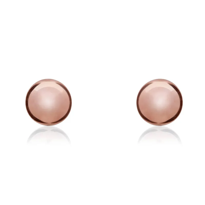 9ct Rose Gold 9mm Ball Stud Earrings sold by Jura Watches