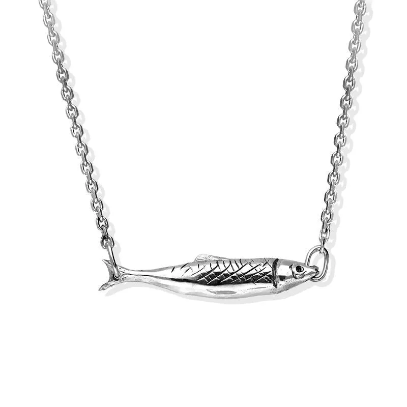 Sterling Silver Emma Stothard Silver Darling Petite Chain Necklace sold by Jura Watches
