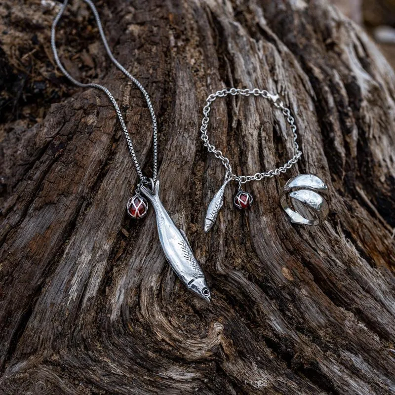 Sterling Silver Emma Stothard Silver Darling Amber Float Charm Bracelet sold by Jura Watches product image thumbnail 3