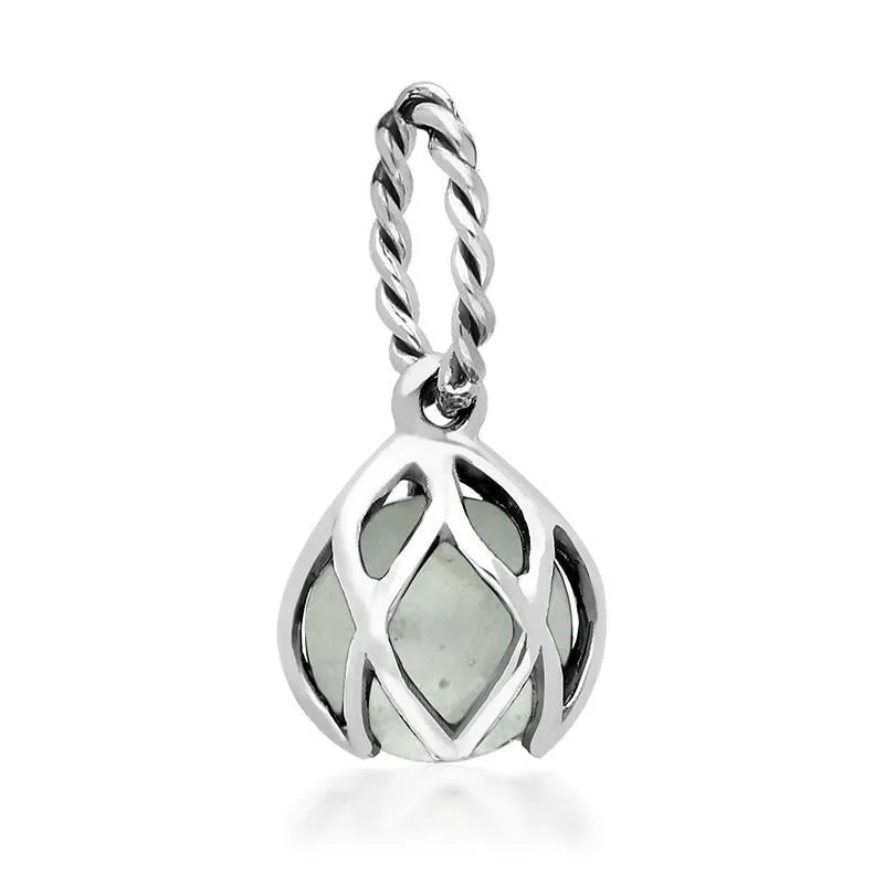 Sterling Silver Green Quartz Emma Stothard Silver Darling 6mm Float Charm sold by Jura Watches