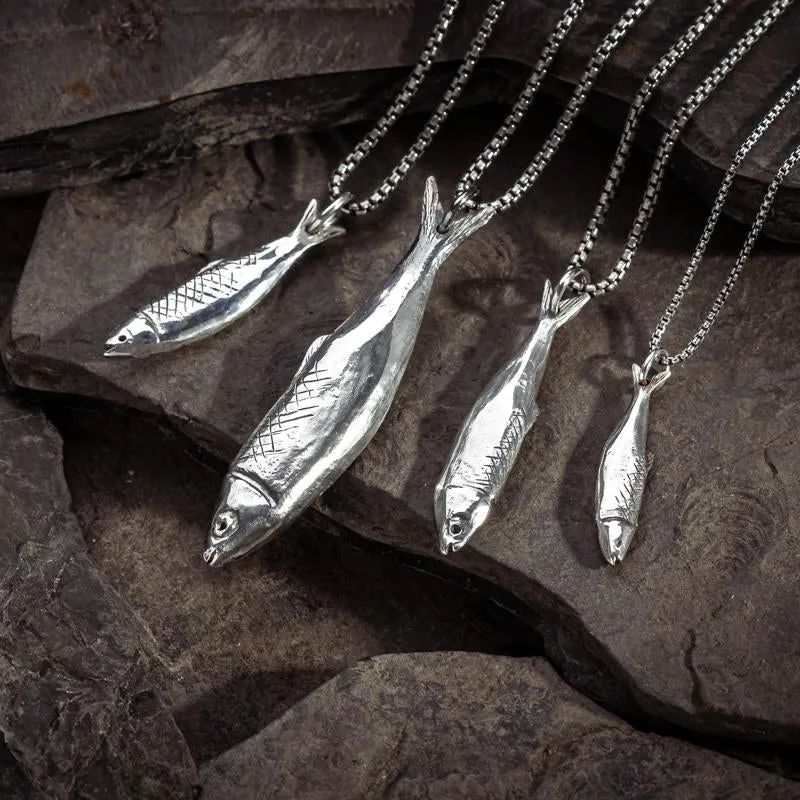 Sterling Silver Emma Stothard Silver Darling Petite Fish Charm sold by Jura Watches product image thumbnail 2