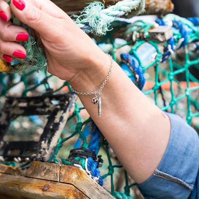 Sterling Silver Emma Stothard Silver Darling Petite Fish Charm sold by Jura Watches product image thumbnail 4
