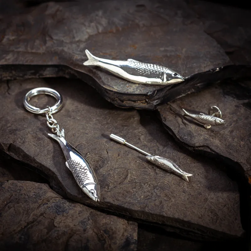 Sterling Silver Emma Stothard Silver Darling Medium Fish Charm sold by Jura Watches product image thumbnail 2
