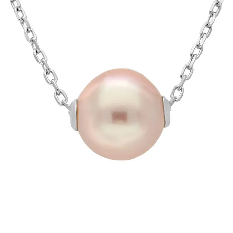 Sterling Silver Pink Pearl Bead Two Piece Set sold by Jura Watches product image thumbnail 3