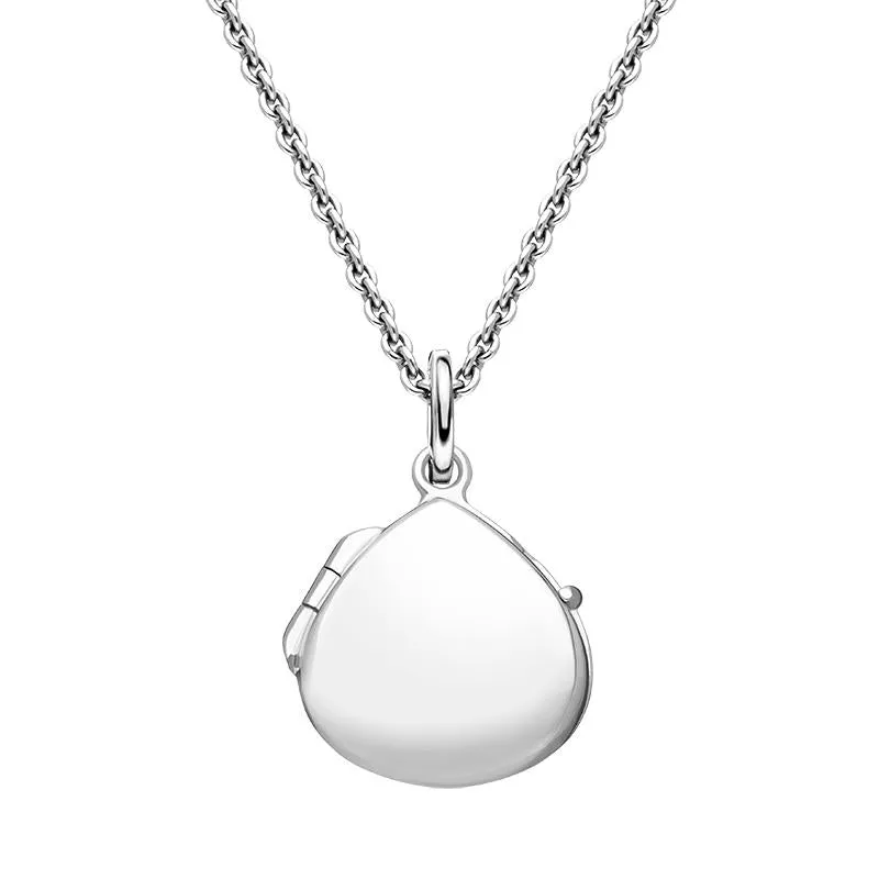 Sterling Silver Tear Drop Keepsake Locket sold by Jura Watches