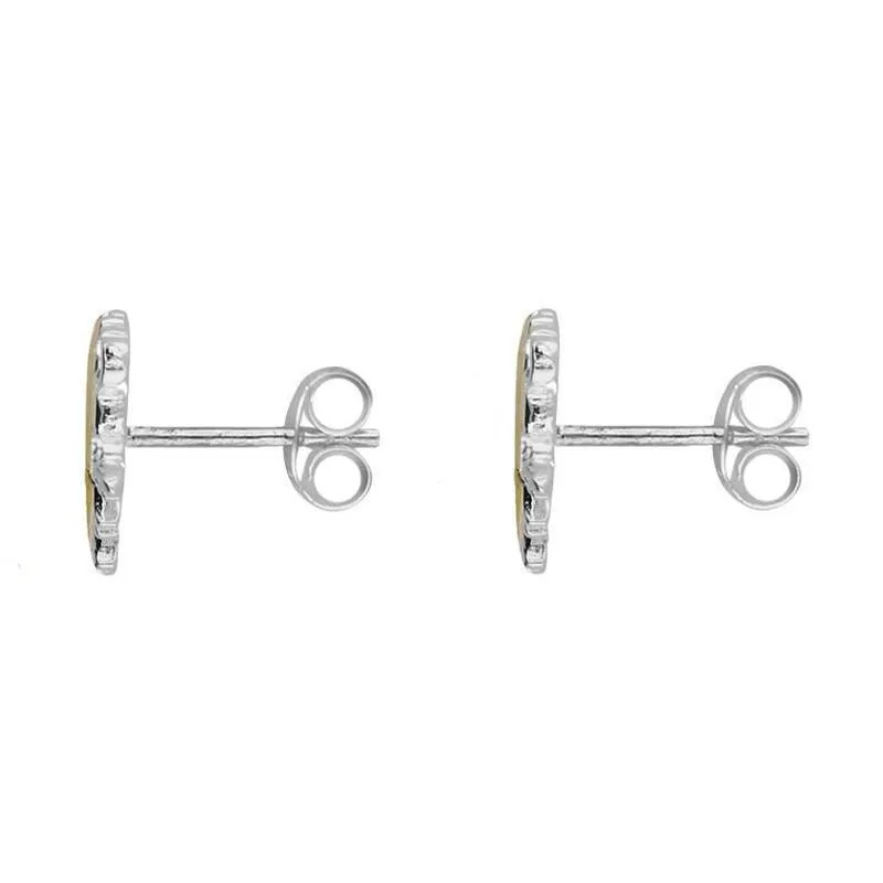 Yellow Gold Plated Sterling Silver Santa's Sleigh Stud Earrings sold by Jura Watches product image thumbnail 2
