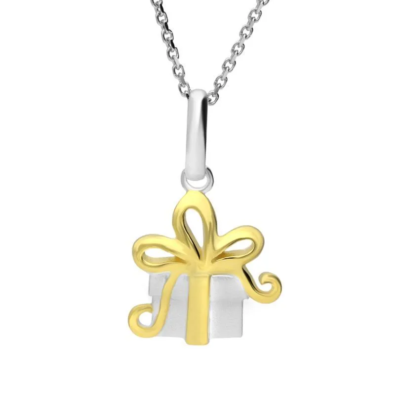 Yellow Gold Sterling Silver Plated Present Necklace sold by Jura Watches