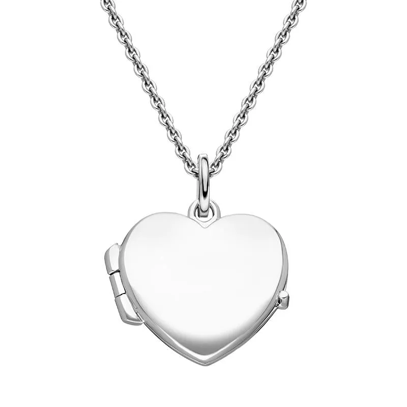 Sterling Silver Heart Keepsake Locket sold by Jura Watches