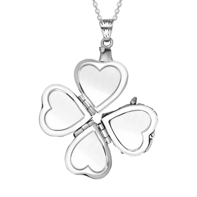 Sterling Silver Bird Heart Small Locket Necklace sold by Jura Watches product image thumbnail 2