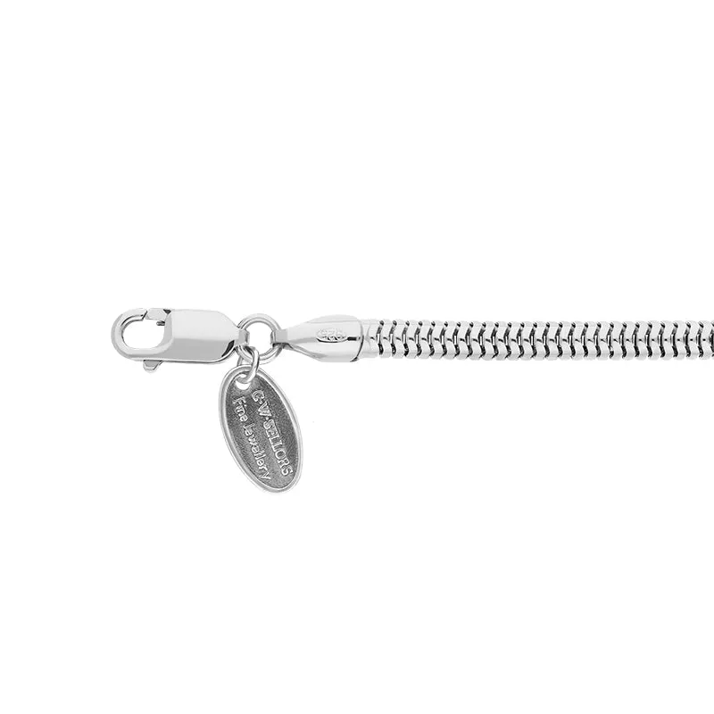Sterling Silver 16 Inch Rounded Snake Chain sold by Jura Watches product image thumbnail 2