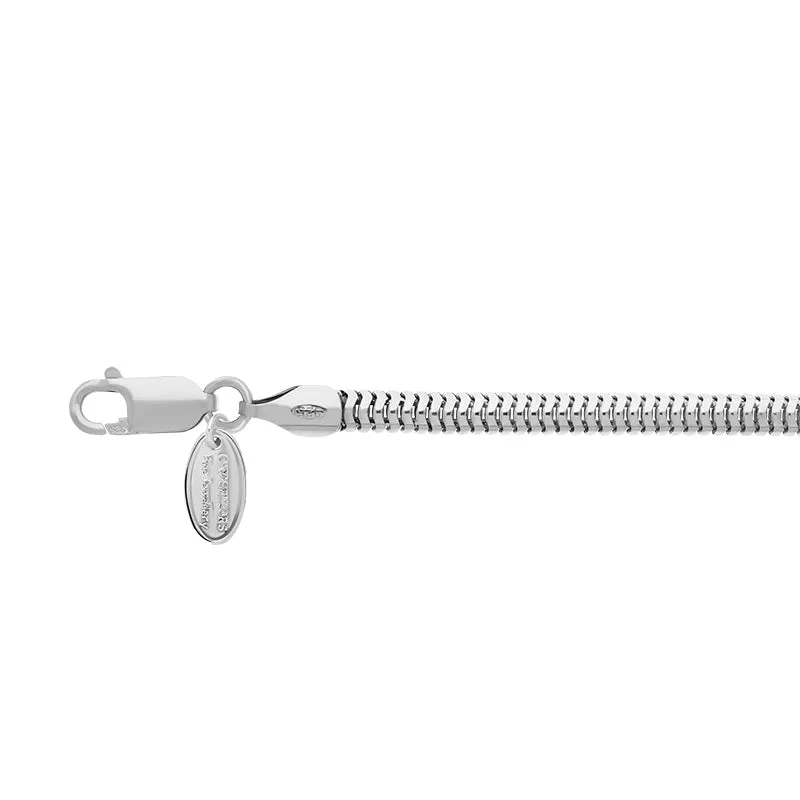 Sterling Silver 20 Inch Rounded Snake Chain sold by Jura Watches product image thumbnail 2