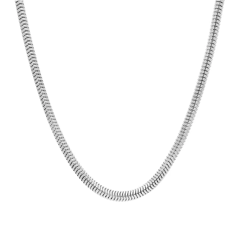 Sterling Silver 20 Inch Rounded Snake Chain sold by Jura Watches