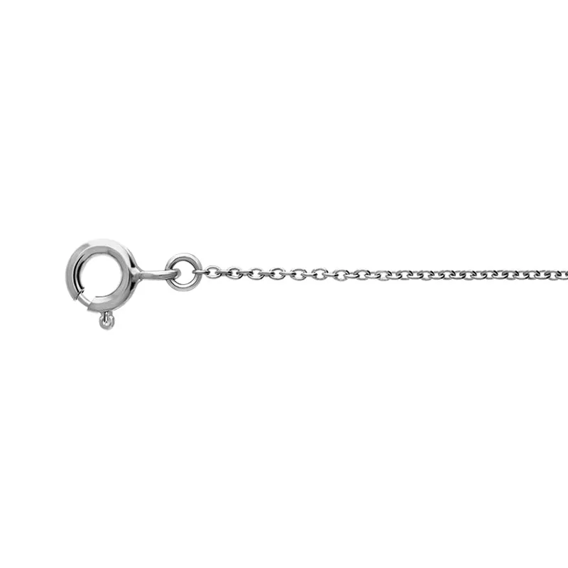 Sterling Silver 18 Inch Diamond Cut Trace Chain sold by Jura Watches product image thumbnail 2