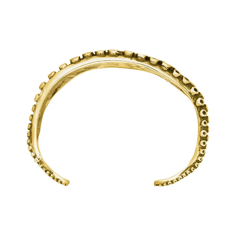 18ct Yellow Gold Whitby Jet Tentacle Bangle sold by Jura Watches product image thumbnail 2
