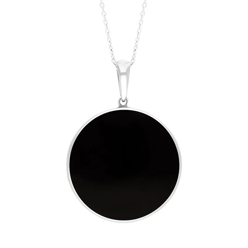 Sterling Silver Whitby Jet House Of Cards Necklace sold by Jura Watches product image thumbnail 3